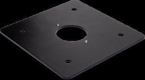 Poedergelakte grondplaat voor spuitwaterdichte tuinpaaltjes,