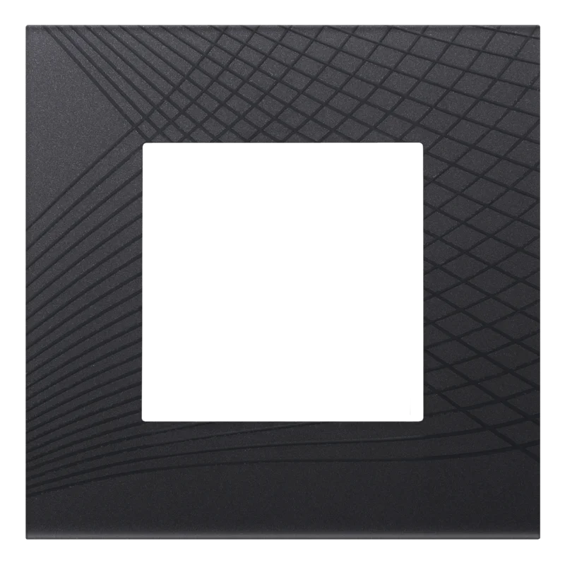 Enkelvoudige afdekplaat, Niko Pure fluent anthracite