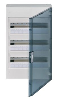 vega opbouwverdeelkast 3 rijen 54 modules - doorzichtige deu