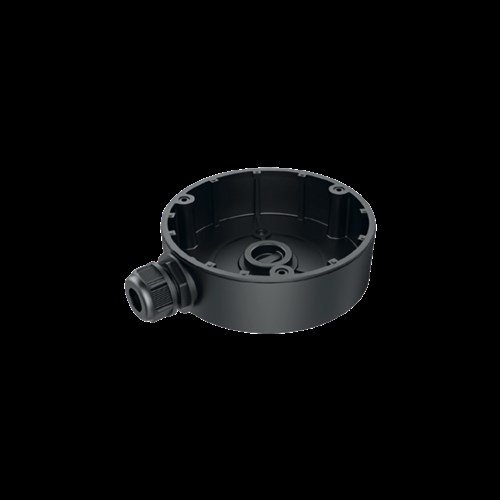 Zwarte aansluitdoos voor turret-camera