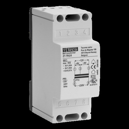 Beltransformator Teco 8VA 230VAC-4/8/12VAC
