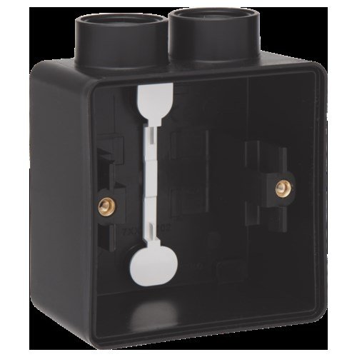 Spuitwaterdichte enkelvoudige opbouwdoos met één tweevoudige