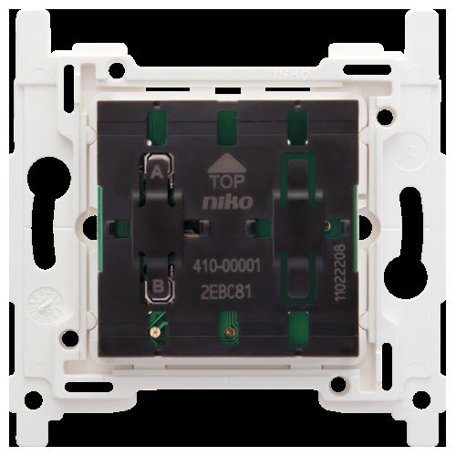 Sokkel voor draadloze schakelaar met 2 bedieningsknoppen