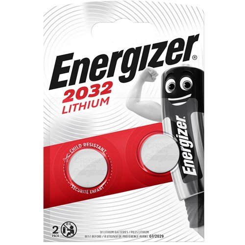 ENERGIZER LITHIUM 3V CR2032 BL2