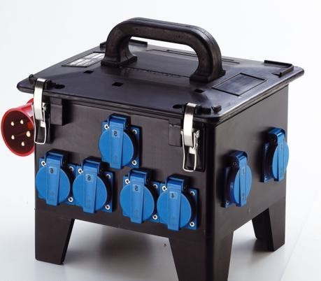 Volrubberen draagbare combinatiekast 250x210mm