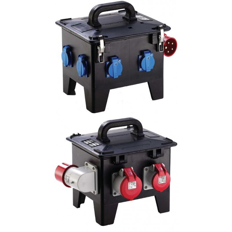 Volrubberen draagbare combinatiekast 250x210mm