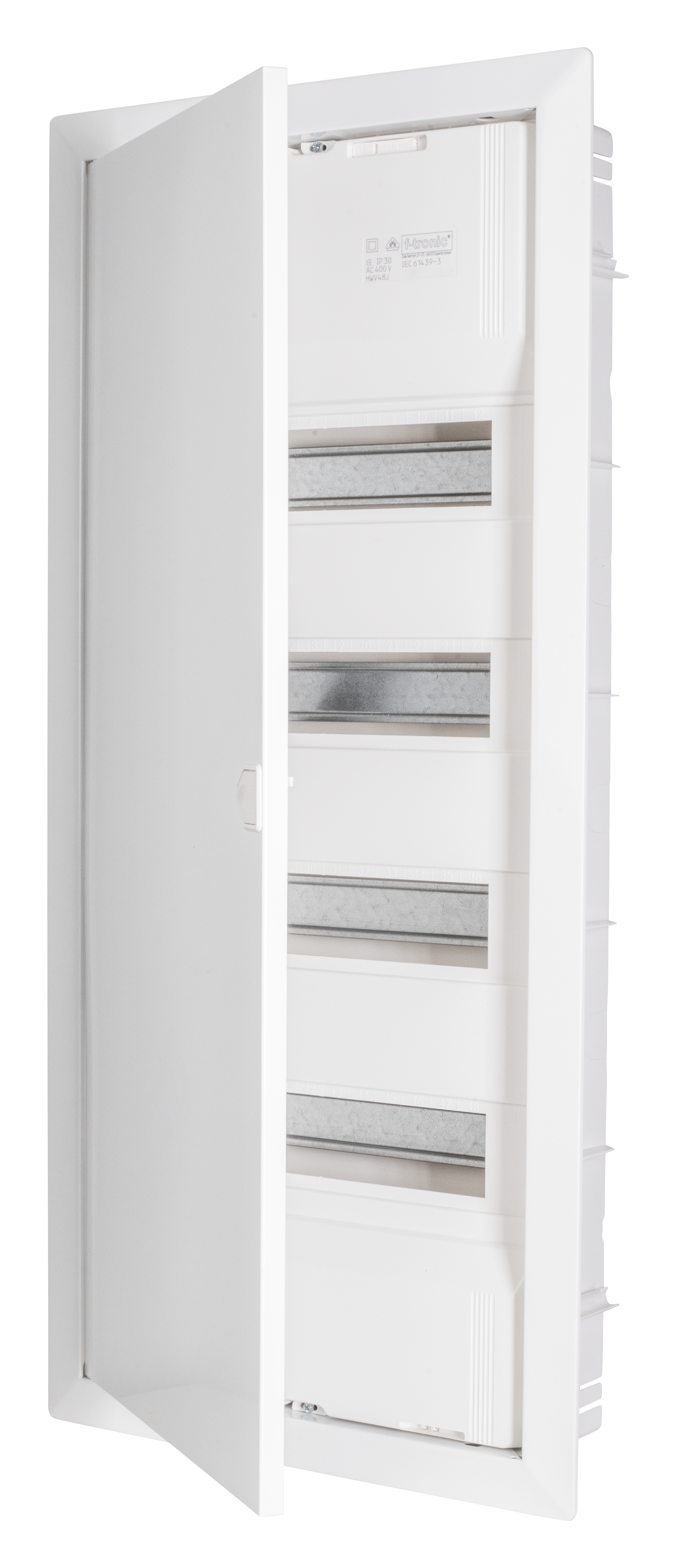 HW JUMBO inbouw verdeelkast 4-rijen, 56 modules