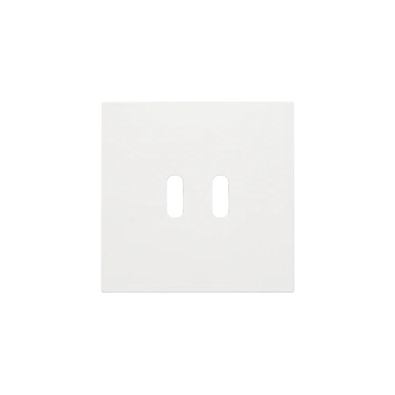 Afwerkingsset voor dubbele smart USB-C-lader, white