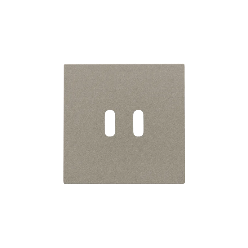 Afwerkingsset voor dubbele smart USB-C-lader, bronze coated