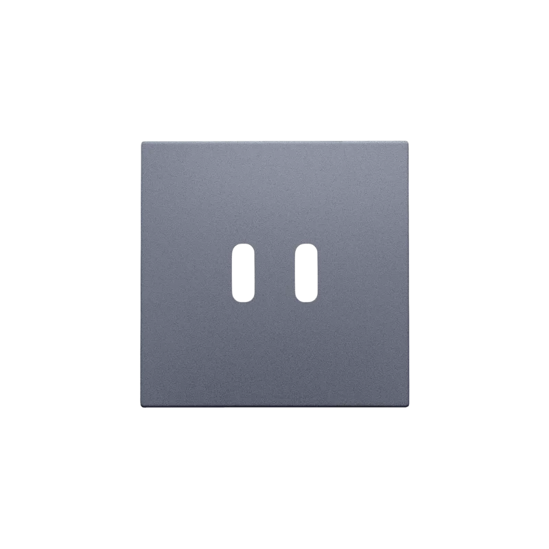 Afwerkingsset voor dubbele smart USB-C-lader, blue grey coat