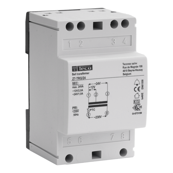 TECO - Beltransformator 24VA 230VAC 12/24VAC - Z7TRG24
