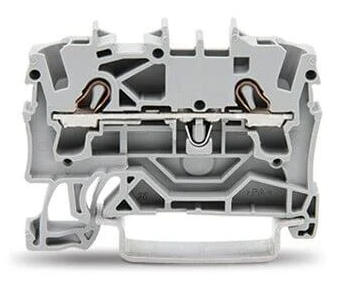 WAGO - 2 draads rijgklem; 2,5 mm²; geschikt voor Ex e II toepassing - 2002-1201