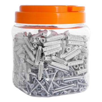 ELEMATIC - Plug PA6 T6 6x30mm + schroef doos van 300 st. - 565770