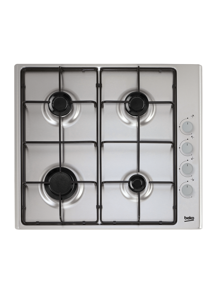 Beko - De HIZG 64120 SX inbouw gaskookplaat - 115553