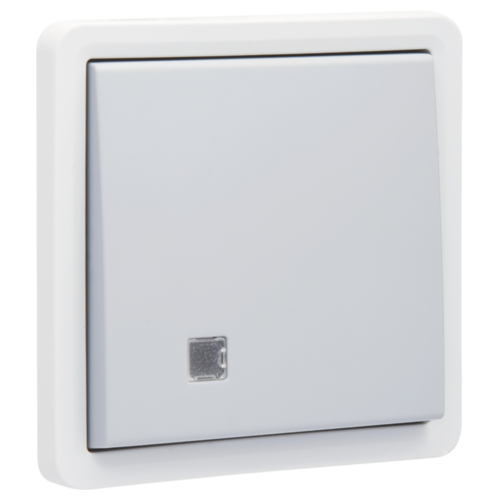 Niko - Spuitwaterdichte, verlichtbare drukknop 10 A/250 Vac met doo - 700-30005