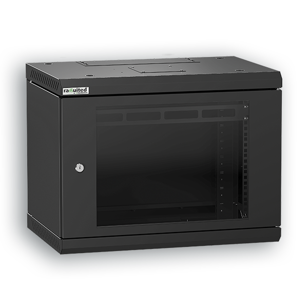 Quitérios - RAQUITED 19" WALL MOUNTED BLACK 8U - 0010008P
