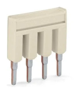 WAGO - kambrug, geisoleerd, 6 voudig, Nominaalstroom 14 A, Kleur: l - 2000-406