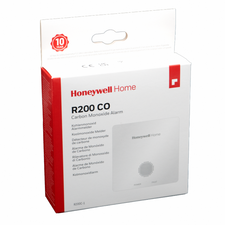 Fito - CO melder Honeywell Home, incl. vaste 3V lithium batterij - R200C-1