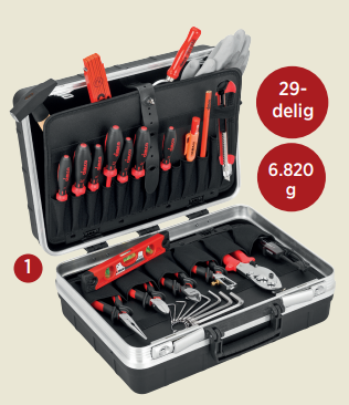 Cimco - Gevulde Gereedschapskoffer/Leerlingkoffer België E - 170555