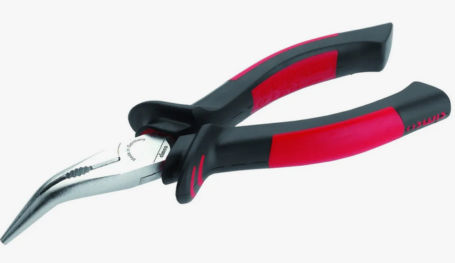 Cimco - Telefoontang gebogen klauwen, 1000V VDE, 160mm - 100236