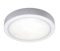 Unibright - MOON CCT + Sensor 180mm 14W wit opbouw 3000K IP54 - MN18014WSCCT