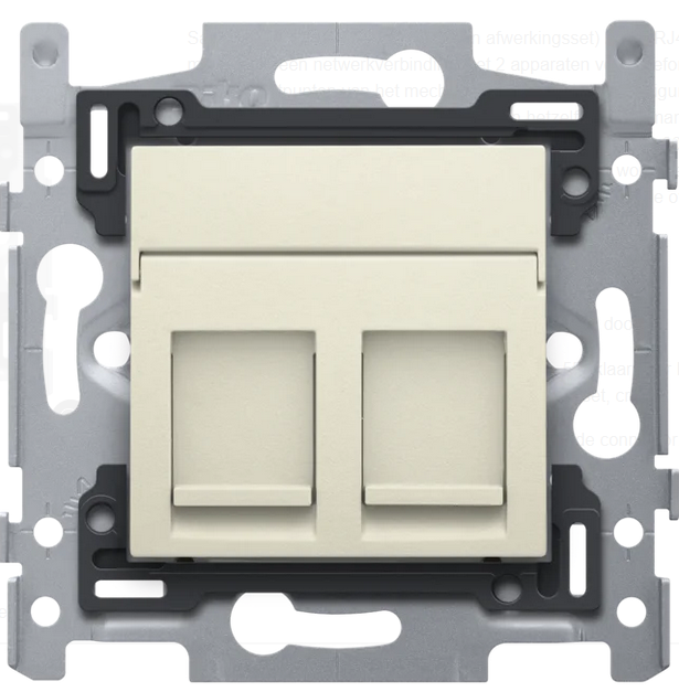 Niko - 2 RJ45 AANSLUITINGEN UTP - 100-65252