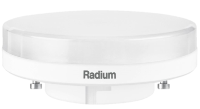 Radium - LED GX53 ronde lamp 4,5 W 2700 K mat wit - RA44020210