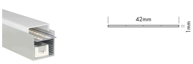 Proled - Sliding Base PS Line B alu - L69PSBB