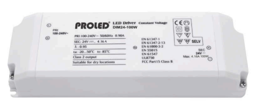 Proled - LED Driver 24Vdc 50W voor Led strips - L5202405DT2G