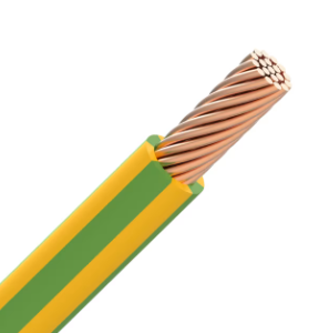 H07V-R 10mm² 750V Eca geel/groen