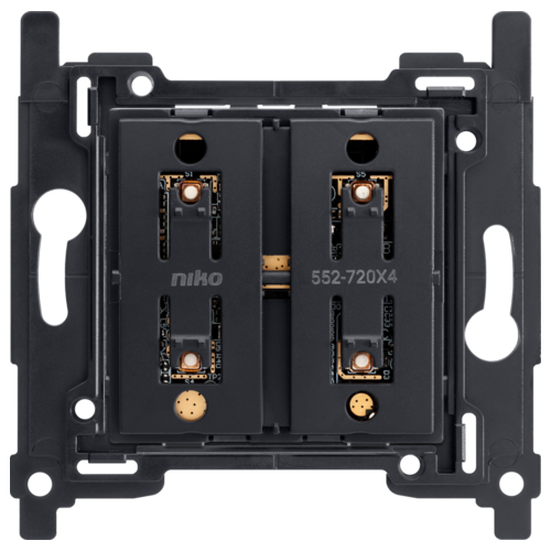 Niko - Draadloze schakelaar met batterij, viervoudig, Zigbee® - 552-72004
