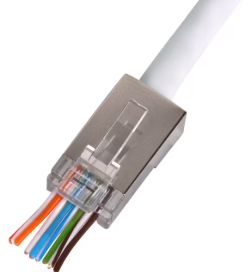 Hirschmann - Quick connect U/FTP CAT6 dataconnector RJ45 met witte thule - 695020724
