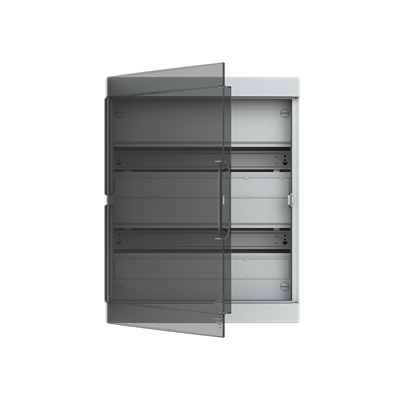 ABB - Fix O Rail 150 2R. 36mod. doorzichtige deur - 4TBR661798C0200