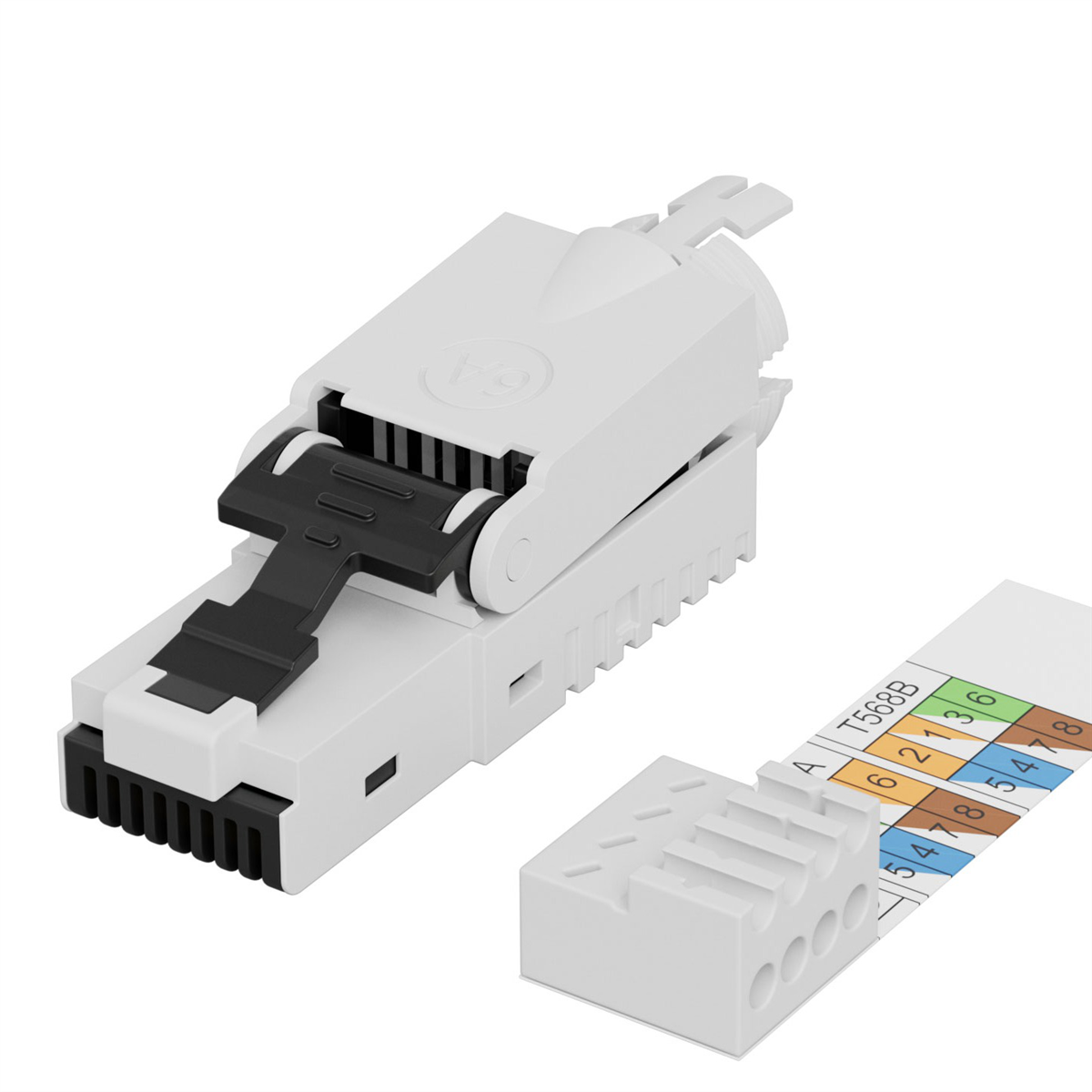 RJ 45 CAT6A UTP tool less connector - 100141