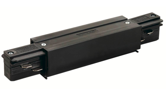 SLV - EUTRAC dwarsverbinding met voedingsmogelijkheid, zwart - 145660