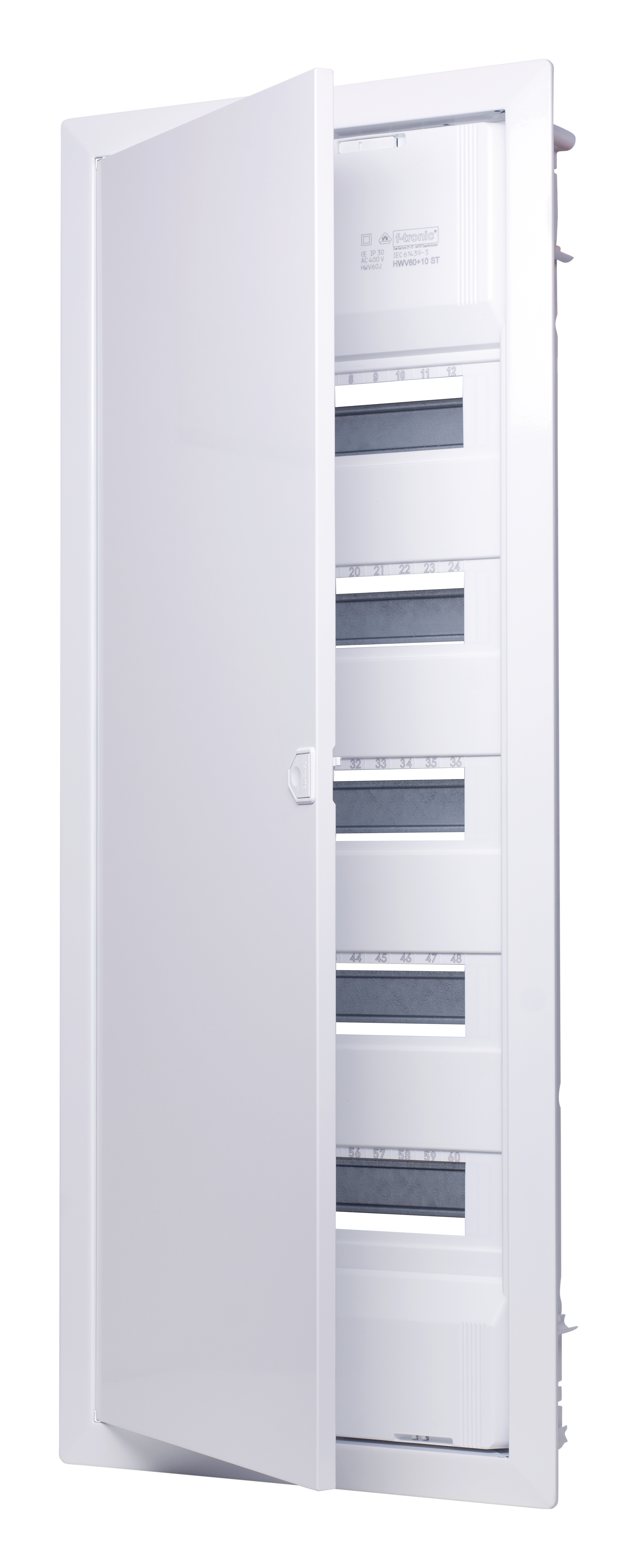 f-tronic - HW JUMBO inbouw verdeelkast 5 rijen, 70 modules - 7230035