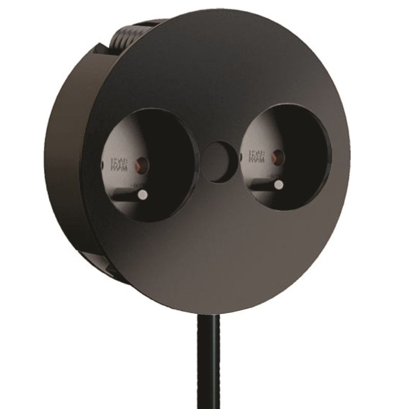 Bachmann - TWIST (2x UTE) zwart mat met 2m kabel - 931.152