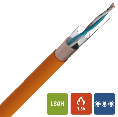 B-Cables - EUROSAFE 1x2x0,9mm² / meter - 500PYRO1P