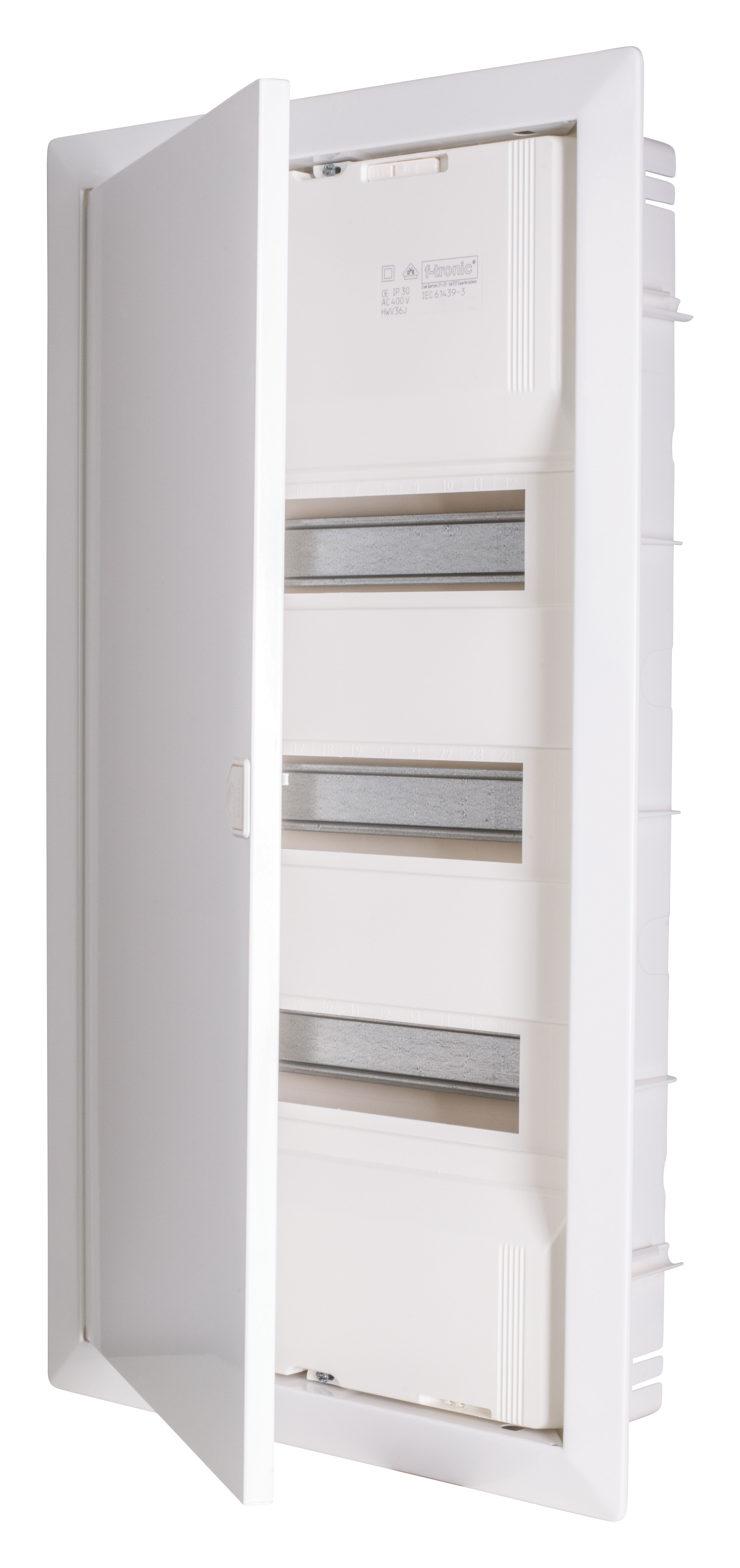 f-tronic - HW JUMBO inbouw verdeelkast 3 rijen, 42 modules - 7230017