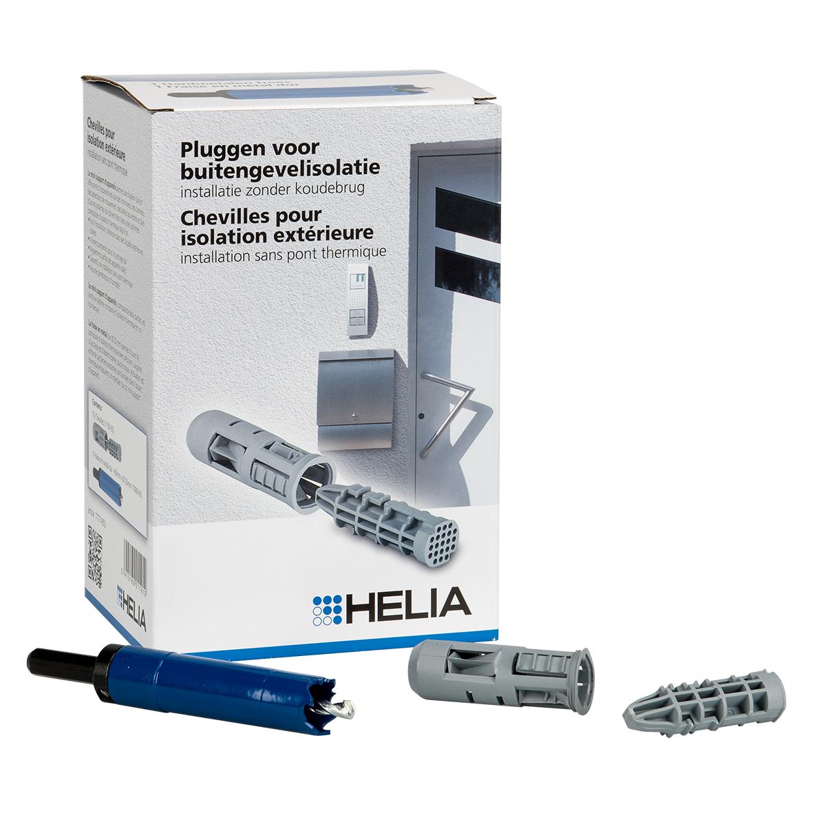 Helia - Pluggen set met boor voor buitengevelisolatie montage - 7777-853