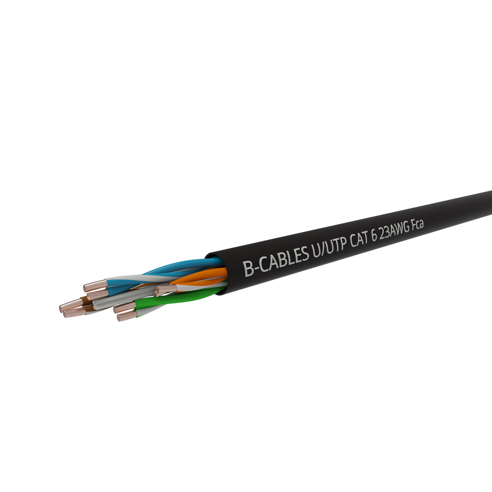 B-Cables - UTP 4x2x24AWG cat6 PE OUTDOOR per meter - 500UTP6PE
