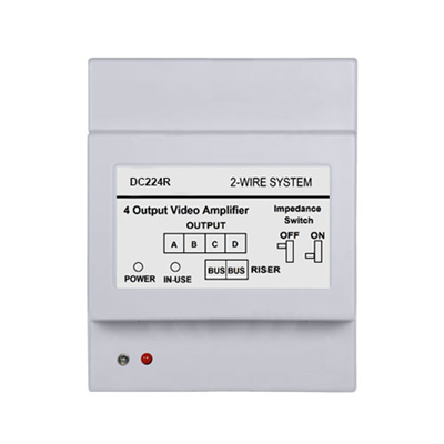 Entrya - Facila DC224R splitter 4 uitgangen voor stijglijn - 104775