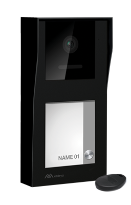 Entrya - Facila neXt D21S/B buitenpost 1 drukknop - 105033