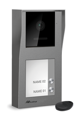 Entrya - Facila neXt D21S/2 buitenpost 2 drukknoppen - 105066