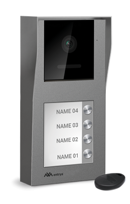 Entrya - Facila neXt D21S/4 buitenpost 4 drukknoppen - 105068