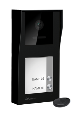 Entrya - Facila neXt D21S/B2 buitenpost 2 drukknoppen - 105069