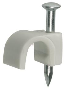 Helia - nagelklem 16mm voor ronde kabel grijs halogeenvrij - 316363