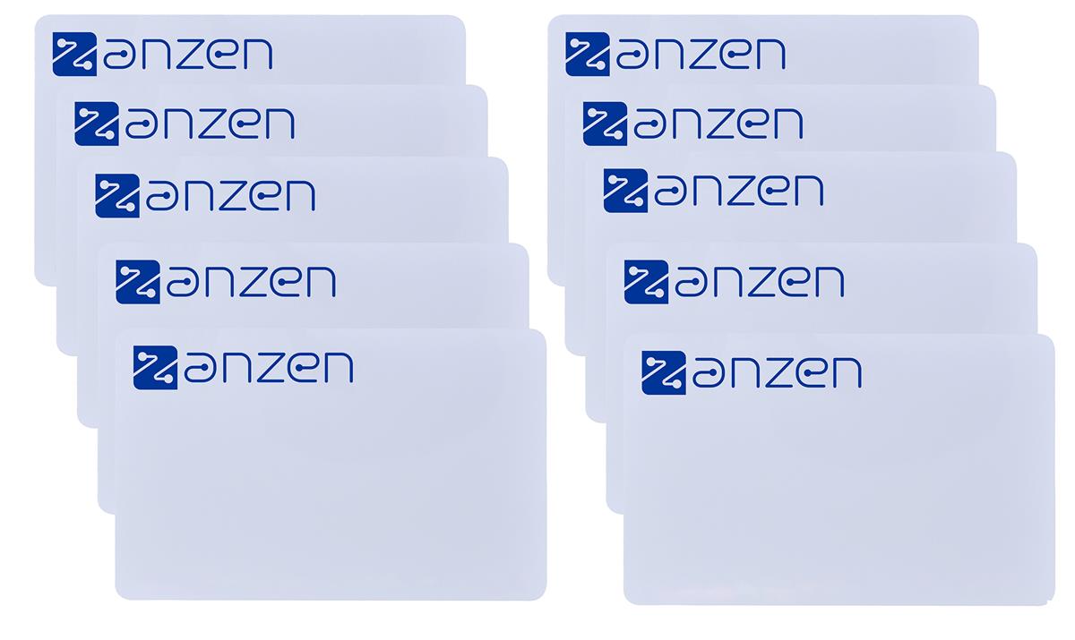 Aiphone - Set van 10 badges (bankkaartmodel) - A01008112