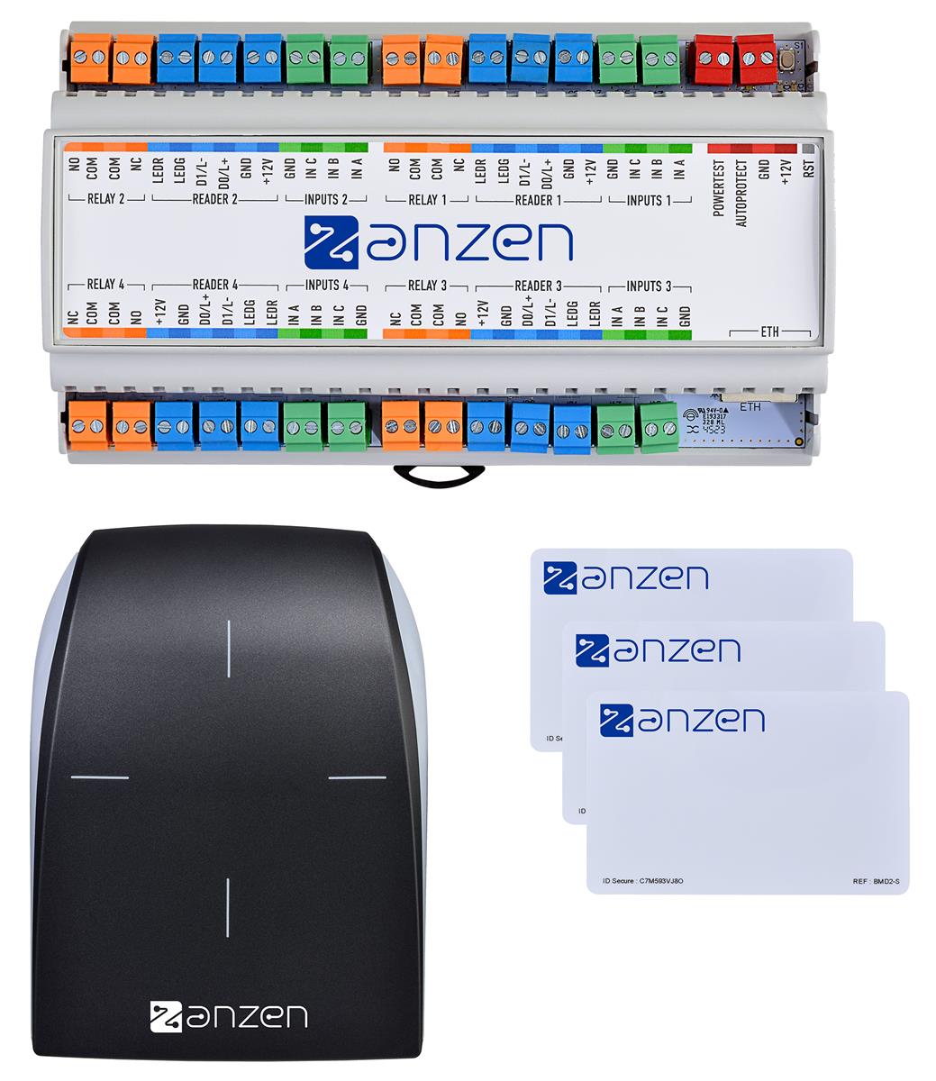 Aiphone - Toegangs centrale, RFID lezer & 3 badges - A01008109
