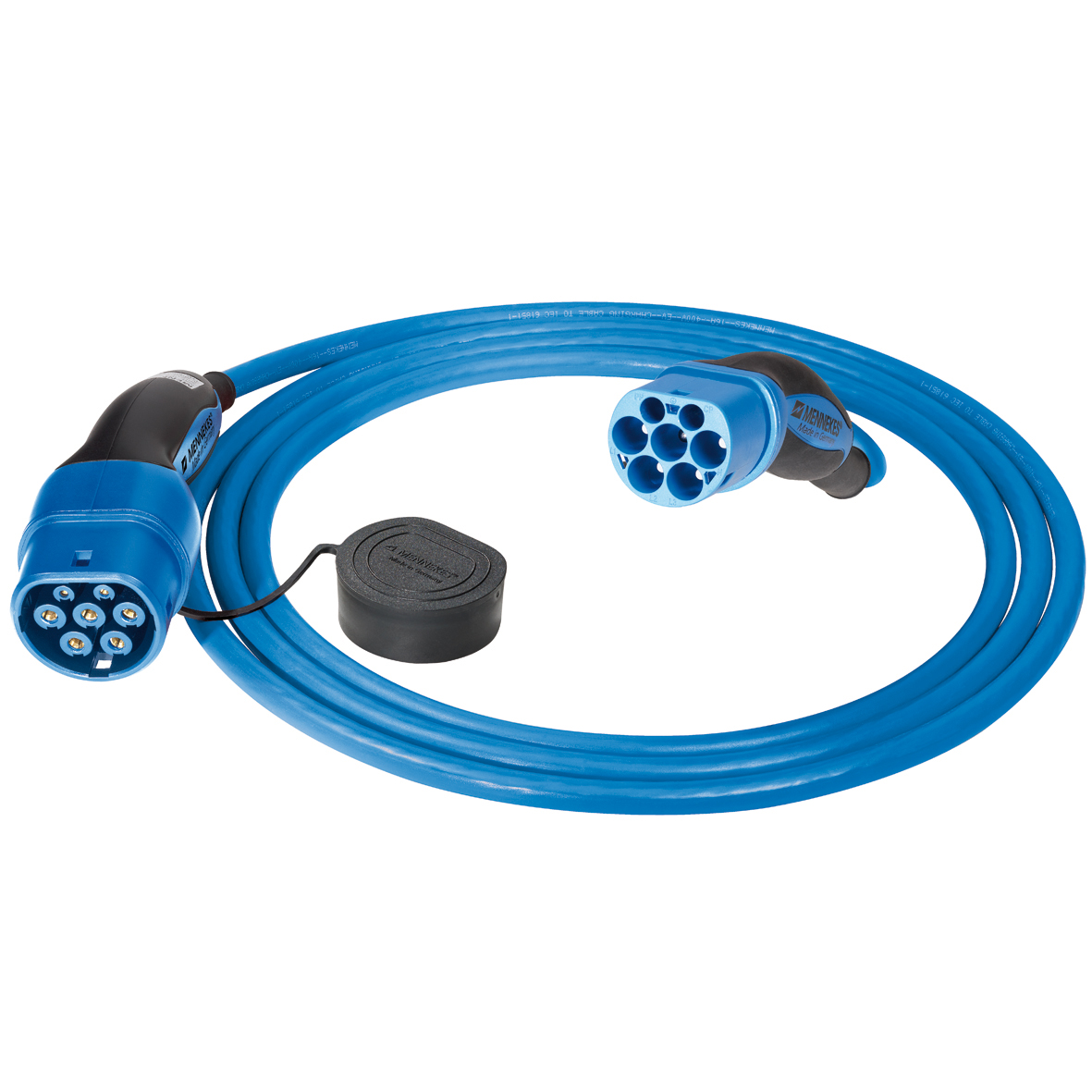 Mennekes - Laadkabel mode 3 type 2 20A 3F L=7,5M - M36403